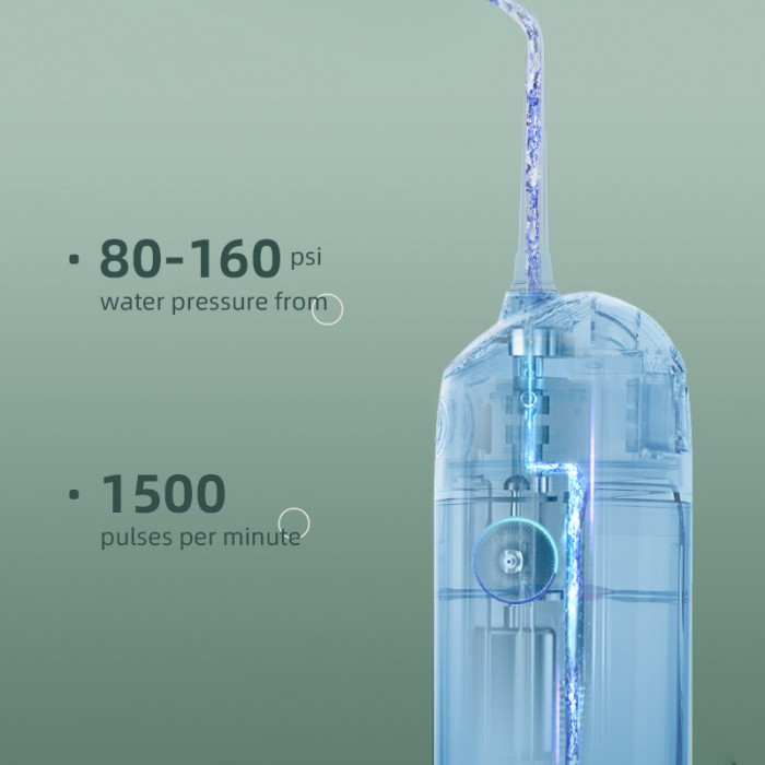Tragbares multifunktionales Mundwasser, geeignet zur Reinigung von Zahnspangen