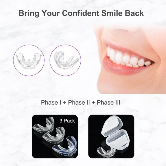 4D Invisible Braces Adult Teeth Retainer Braces Nighttime Anti-Abrasive Braces (Three Stages)