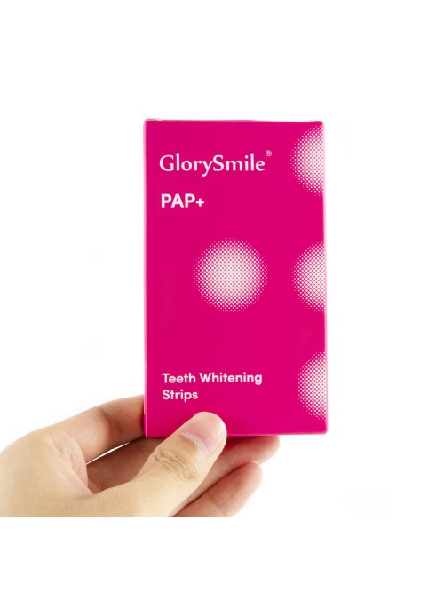 PAP, 3D teeth whitening strips (14 pairs, half a month’s supply), yellow and stain removal strips